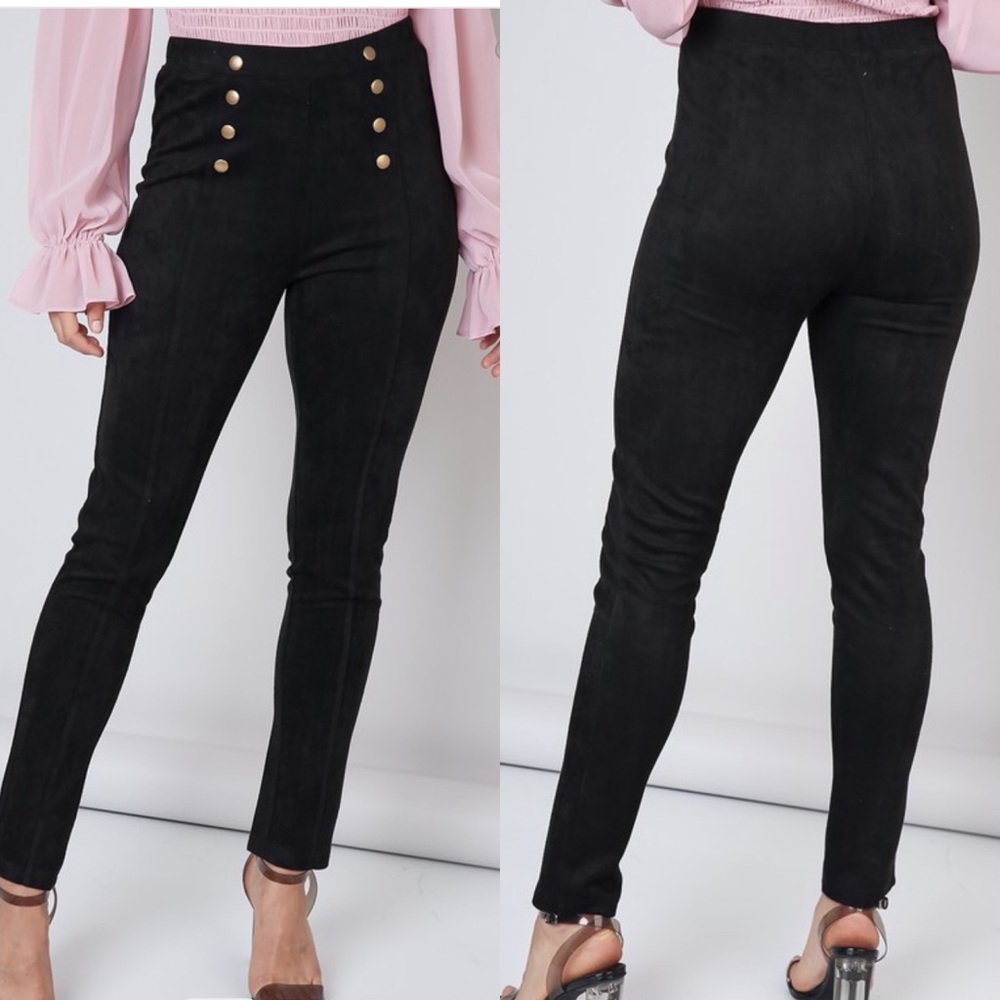 Do + Be Suede Leggings